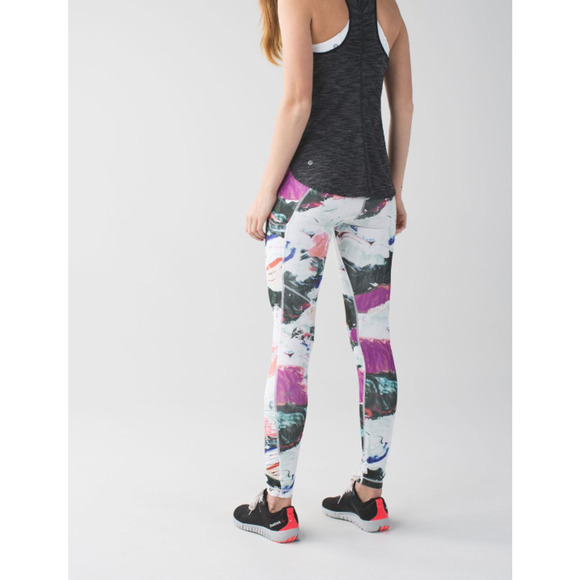 Lululemon Speed Tight III Womens 2 Luxtreme Pigment Wave Full Length 30" Inseam - Picture 2 of 8